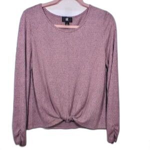 Long sleeve sweater by IZ Beyer Color Mauve-Size: L